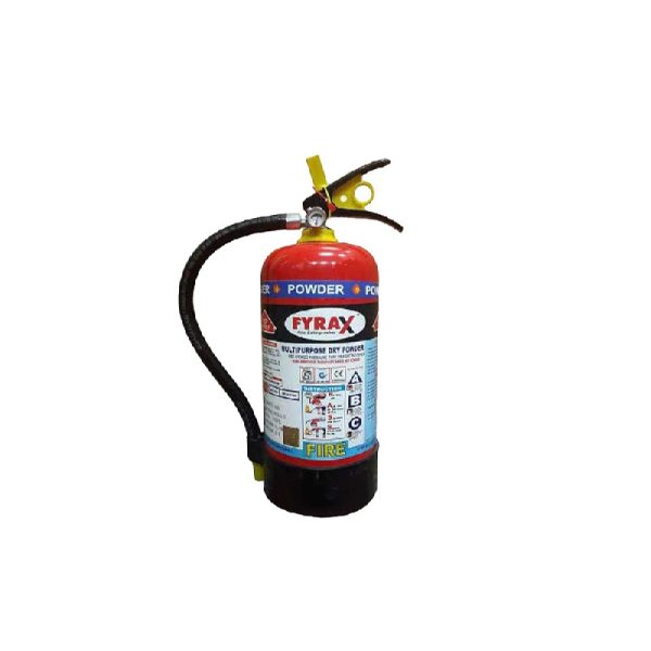FYRAX 6 Kg Fire Extinguisher Mono Ammonium Phosphate Powder Stored Pressure Type, Rating 3A & 34B confirming to IS 15683 with ISI Mark MAP 50%