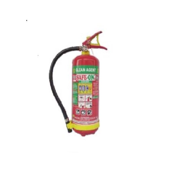 Safe On 4 Kg Clean Agent Type Fire Extinguisher