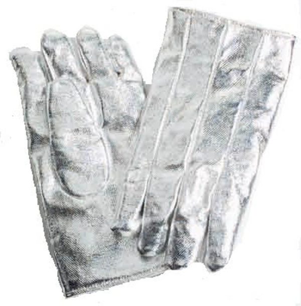 Kevlar 14" Aluminised Gloves