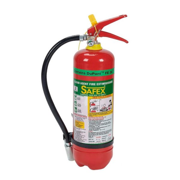 Safex Clean Agent 2 Kg Fire Extinguisher