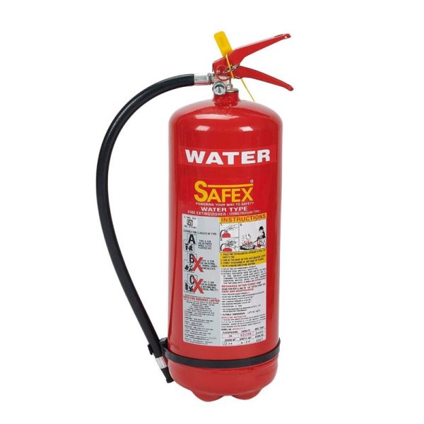Safex Water 9 Ltr Fire Extinguisher (Cartridge Operated)
