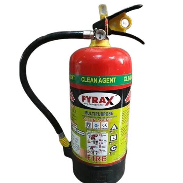 Fyrax ( HCFC) Clean Agent Fire Extinguisher Of Capacity 2 Kg