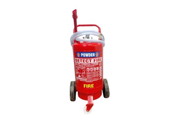Detect Fire 25Kg DCP Cartage Trolly Mounted Fire Extinguisher