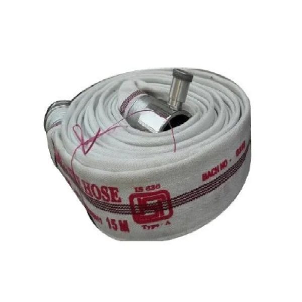 Improfire Hose pipe 15 mtr. RRL B TYPE ISI With GM male female coupling ISI with binding complete set ISI
