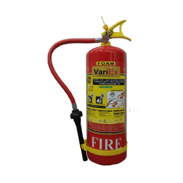 Variex Mechanical Foam Type Fire Extinguisher Stored Pressure - 9Ltrs