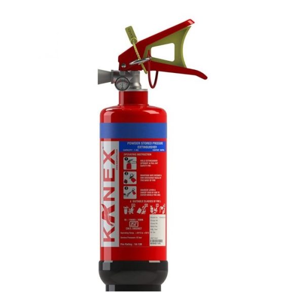 Kanex 2 KG ABC Fire Extinguisher (MAP 50 Based Portable Stored Pressure) Regular Quality (RQ)