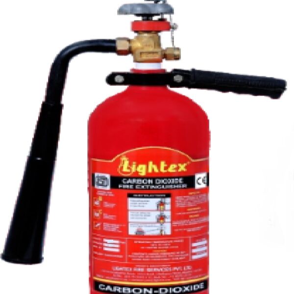 Lightex Co2 Type Fire Extinguisher Complete With All Accessories - 2 Kg
