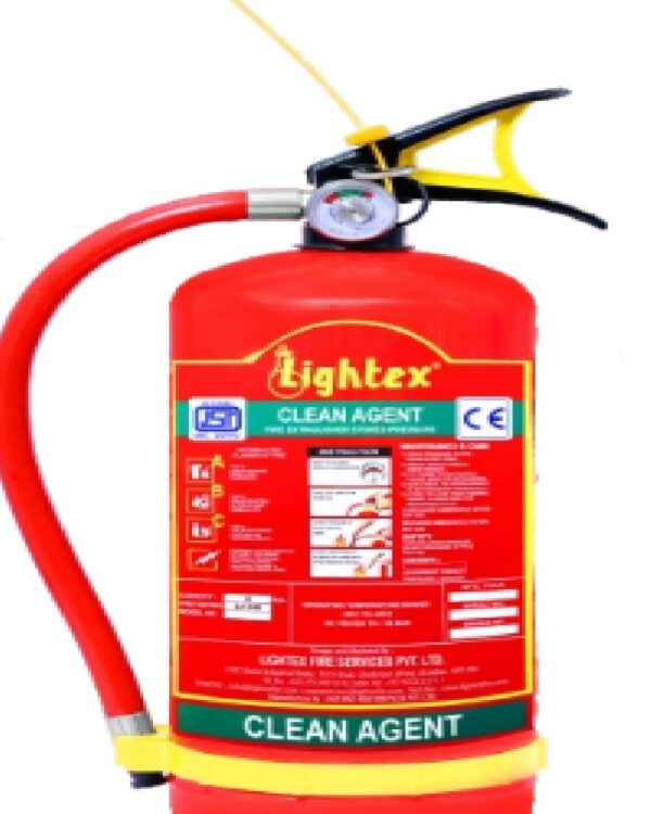 Lightex  Clean Agent Fire extinguisher Portable Type - 4 Kg