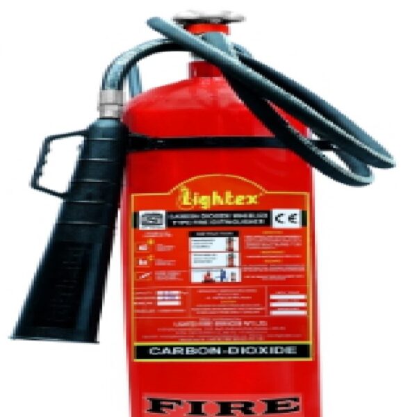 Lightex Higher capcity  Co2 Type Fire Extinguisher Complete With All Accessories - 6.5 Kg