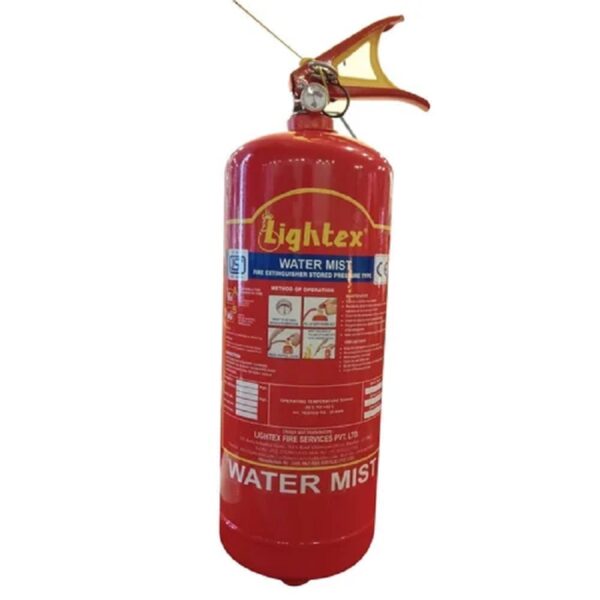 Lightex Water Mist Stored Pressure Fire Extinguishers - 4 Ltr.