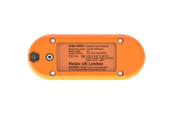 Realix Gas-min Single gas detector for Carbon Monoxide