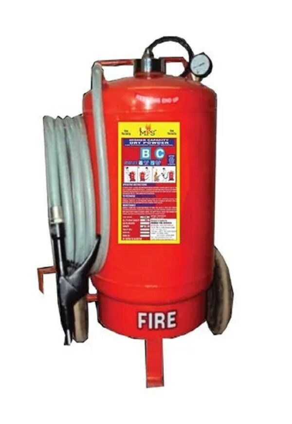 Mfs 25 Kg Abc - Bc Type Trolly Mounted Fire Extinguisher