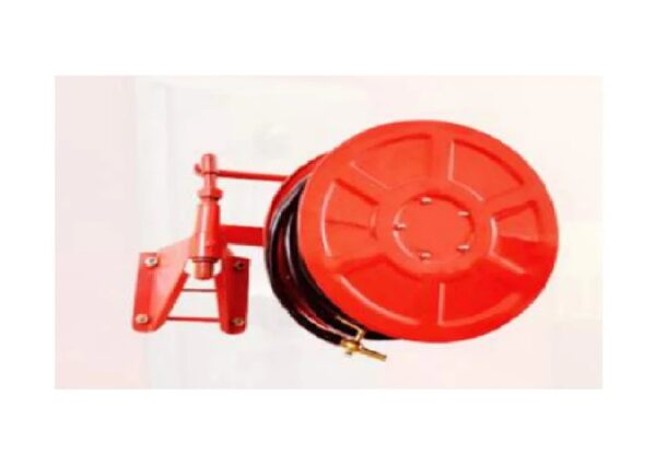 Mfs 25Mm Hose Reel Drum With 30 Mtrs Pipe And S S Nozzle Wall Mount Type