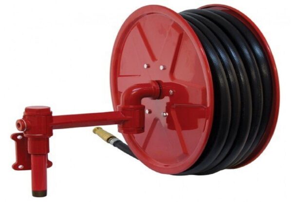 Mfs 25Mm Hose Reel Drum With 60 Mtrs Pipe And S S Nozzle Wall Mount Type